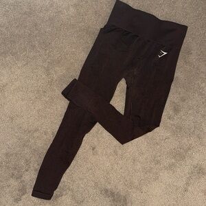 Gymshark Vital Seamless Leggings, Maroon